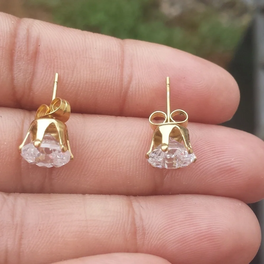 Gold filled earrings - Picture 3 of 3